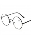 Iboode Retro metalowe okrągłe okulary do czytania wykończone dioptrii + 1.0 1.5 2.0 2.5 3.0 3.5 Unisex czytanie okulary do czyta