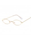 Vintage małe owalne okulary przeciwsłoneczne kobiety luksusowe marka czarne złoto ramki okulary przeciwsłoneczne damskie męskie 