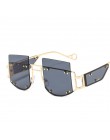 Nit Vintage okulary przeciwsłoneczne damskie luksusowe okulary przeciwsłoneczne męskie moda duże oprawki Retro okulary przeciwsł