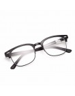IBOODE TR90 kwadratowe pół ramki okulary do czytania kobiety mężczyźni Semi Rimless okulary Presbyopic kobieta mężczyzna nadwzro