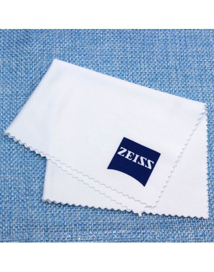 Zeiss profesjonalna mikrofibra ściereczka do soczewek do czyszczenia soczewek okularowych okulary przeciwsłoneczne z kamerą obie
