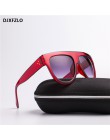 DJXFZLO 2020 Gafas moda damska markowe okulary przeciwsłoneczne projektant luksusowe Vintage okulary duże pełne ramki okulary da