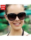 LeonLion 2019 Classic ponadgabarytowe okulary przeciwsłoneczne damskie marka projektant panie okulary jazdy Vintage UV400 okular