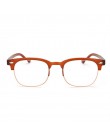 IBOODE TR90 kwadratowe pół ramki okulary do czytania kobiety mężczyźni Semi Rimless okulary Presbyopic kobieta mężczyzna nadwzro