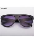 DJXFZLO 2020 Gafas moda damska markowe okulary przeciwsłoneczne projektant luksusowe Vintage okulary duże pełne ramki okulary da