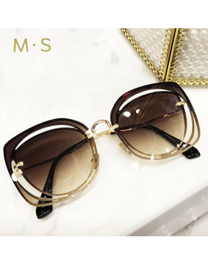 MS 2018 kobiety luksusowe klasyczne okulary damskie okulary przeciwsłoneczne oryginalne markowe designerskie okulary przeciwsłon