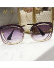 MS 2018 kobiety luksusowe klasyczne okulary damskie okulary przeciwsłoneczne oryginalne markowe designerskie okulary przeciwsłon