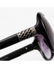 LeonLion 2019 Classic ponadgabarytowe okulary przeciwsłoneczne damskie marka projektant panie okulary jazdy Vintage UV400 okular