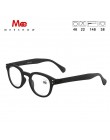 Meeshow okulary do czytania Retro męskie okulary z dioptrii okrągły styl europejski jakości kobiet okulary białe okulary do czyt