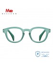 Meeshow okulary do czytania Retro męskie okulary z dioptrii okrągły styl europejski jakości kobiet okulary białe okulary do czyt