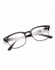IBOODE TR90 kwadratowe pół ramki okulary do czytania kobiety mężczyźni Semi Rimless okulary Presbyopic kobieta mężczyzna nadwzro