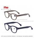 Meeshow okulary do czytania Retro męskie okulary z dioptrii okrągły styl europejski jakości kobiet okulary białe okulary do czyt