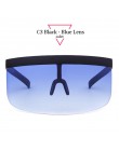 Aloz micc kobiety oversizowe z ochroną Visor okulary kobiety Retro okulary wiatroszczelne mężczyźni tarcza Visor płasko zakończo