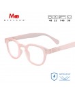 Meeshow okulary do czytania Retro męskie okulary z dioptrii okrągły styl europejski jakości kobiet okulary białe okulary do czyt
