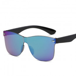 LeonLion 2019 jednoczęściowe okulary przeciwsłoneczne cat eye kobiety/mężczyźni gradientowe szkła lustrzane w stylu retro bez op