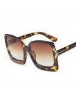 Australia styl Sexy okulary przeciwsłoneczne cat eye kobiety 90s Vintage duże ramki Leopard okulary kobieta Lady odcienie gafas 