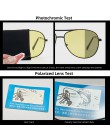 VIVIBEE mężczyźni fotochromowe Night Vision polaryzacyjny okulary Pilot styl aluminium kobiety spolaryzowane okulary jazdy żółty