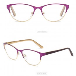 Iboode pół ramki kocie okulary do czytania kobiety mężczyźni Antifatigue komputerowe okulary optyczne Retro okulary starczowzroc