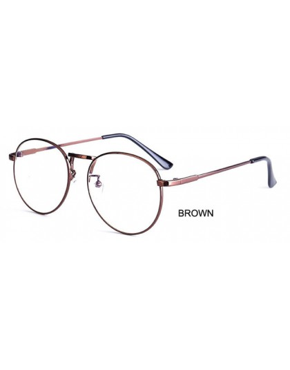 Feishini okrągła oprawka okulary komputerowe kobiety promienie promieniowanie Gamin oprawki do okularów metalowe Unisex okulary 