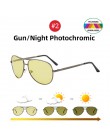 VIVIBEE mężczyźni fotochromowe Night Vision polaryzacyjny okulary Pilot styl aluminium kobiety spolaryzowane okulary jazdy żółty