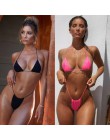 Seksowne stringi Bikini Set 2019 kobiety stroje kąpielowe bandaż Push Up usztywniony kostium kąpielowy letnia plaża strój kąpiel