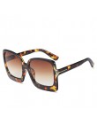 Australia styl Sexy okulary przeciwsłoneczne cat eye kobiety 90s Vintage duże ramki Leopard okulary kobieta Lady odcienie gafas 