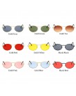 LEONLION New Arrival 2019 damskie okulary Retro metalowe owalne okulary przeciwsłoneczne męskie marka projektant okulary przeciw