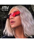 Moda kobiety Cat Eye okulary marka projektant mała pół ramki okulary kobieta mężczyzna lustro Sport Siamese okulary UV400