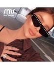 Moda kobiety Cat Eye okulary marka projektant mała pół ramki okulary kobieta mężczyzna lustro Sport Siamese okulary UV400