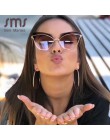 Nowe okulary przeciwsłoneczne cat eye kobiety mężczyźni osobowość luksusowe 2019 moda motyl Cateye kobieta okulary odcienie UV40