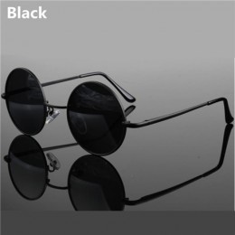 JAXIN Retro okrągłe okulary kobiety moda osobowość okulary mężczyźni ochrona oczu spolaryzowane óculos de sol masculino UV400 ga