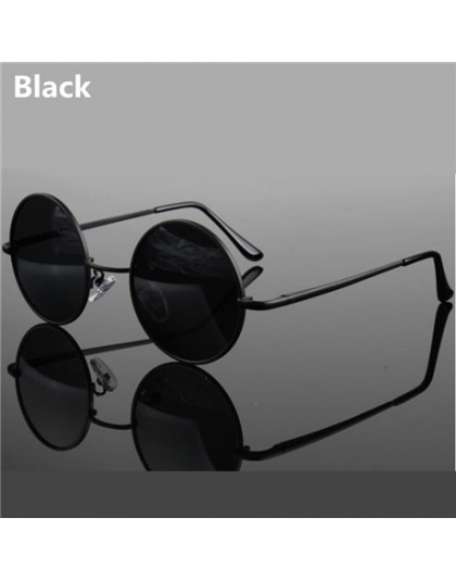 JAXIN Retro okrągłe okulary kobiety moda osobowość okulary mężczyźni ochrona oczu spolaryzowane óculos de sol masculino UV400 ga