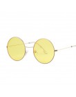 Vintage okrągłe okulary przeciwsłoneczne damskie kolor oceanu soczewki lustrzane okulary przeciwsłoneczne damskie marka designer