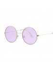 Vintage okrągłe okulary przeciwsłoneczne damskie kolor oceanu soczewki lustrzane okulary przeciwsłoneczne damskie marka designer