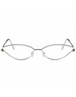 Metalowa ramka damskie okulary przeciwsłoneczne Cat Eye śliczne Sexy marka projektant lato Retro mała ramka czarne czerwone okul