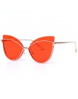 Nowe okulary przeciwsłoneczne cat eye kobiety mężczyźni osobowość luksusowe 2019 moda motyl Cateye kobieta okulary odcienie UV40