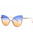 Nowe okulary przeciwsłoneczne cat eye kobiety mężczyźni osobowość luksusowe 2019 moda motyl Cateye kobieta okulary odcienie UV40