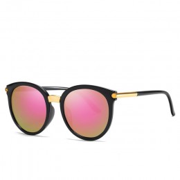 DCM okrągłe zabytkowe okulary kobiety mężczyźni moda lustrzane okulary przeciwłoneczne kobiece odcienie okulary retro óculos De 