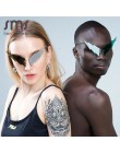 2020 moda okulary przeciwsłoneczne cat eye kobiety luksusowe Brand New kolorowe okulary błyskawica unikalne okulary mężczyźni UV