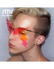 2020 moda okulary przeciwsłoneczne cat eye kobiety luksusowe Brand New kolorowe okulary błyskawica unikalne okulary mężczyźni UV