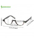 SOOLALA płasko zakończony pół-rimless okulary do czytania kobiety mężczyźni 2018 nowe tanie okulary do czytania w prezbiopii ze 