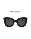 Kim Kardashian luksusowe prostokąt okulary przeciwsłoneczne damskie marka projektant retro cat eye okulary przeciwsłoneczne okul