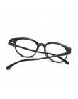 Retro Student wykończone okulary dla osób z krótkowzrocznością kobiety literackie owalne krótkowzroczne okulary mężczyźni czarne