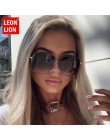 LeonLion 2019 moda Metal kobiety okulary lustro klasyczne duże ramki Retro ulica pokonać okulary podróży óculos De Sol UV400