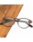 Zilead Retro owalne imitacja drewna wzór okulary do czytania dla kobiet i mężczyzn żywica HD okulary do czytania nadwzroczność o