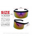 VIVIBEE nicki minaj kobiety Visor okulary 2020 trendy produkt lustro zabawy odcienie UV400 mody