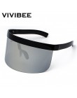 VIVIBEE nicki minaj kobiety Visor okulary 2020 trendy produkt lustro zabawy odcienie UV400 mody