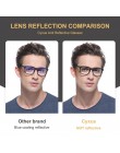 Cyxus blokujące niebieskie światło komputerowe okulary do oczu Anti Eye jasne szkło PC TR90 rama Upgrade dla mężczyzn kobiety ok
