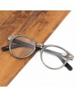 Zilead Retro owalne imitacja drewna wzór okulary do czytania dla kobiet i mężczyzn żywica HD okulary do czytania nadwzroczność o