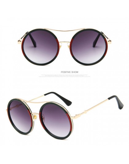 SIMPRECT Vintage okrągłe okulary przeciwsłoneczne damskie 2020 okulary w stylu Retro luksusowy gatunku projektanta okulary przec